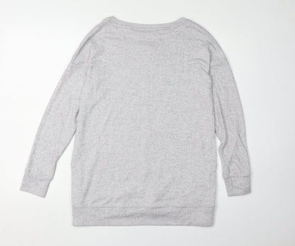 Womens UK Size 10 NEXT Grey Pullover Jumper
