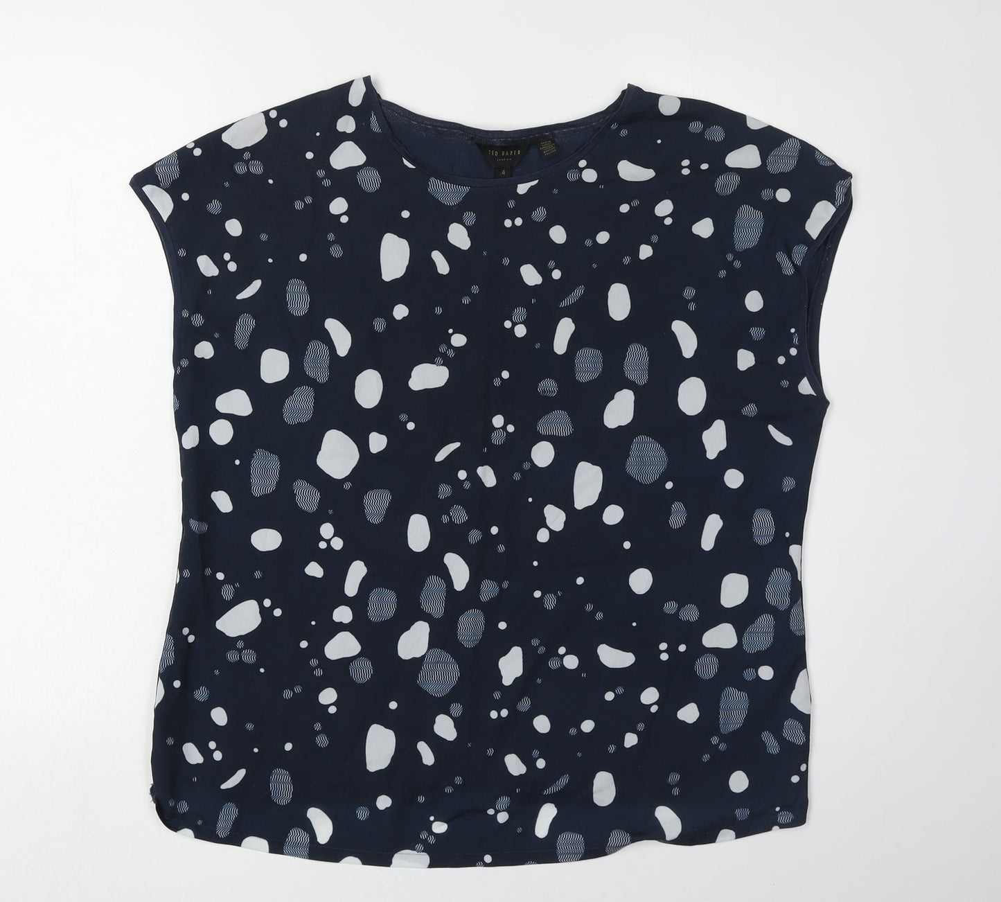 Womens UK Size 12 Ted Baker Blue  Blouse