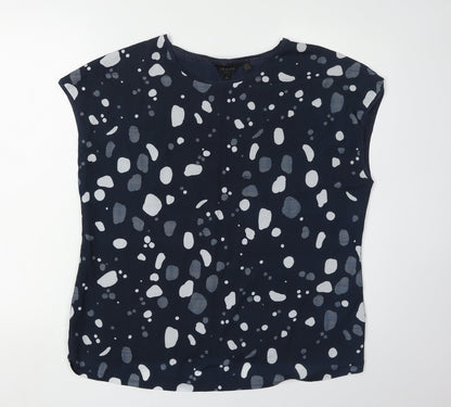 Womens UK Size 12 Ted Baker Blue  Blouse