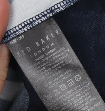 Womens UK Size 12 Ted Baker Blue  Blouse