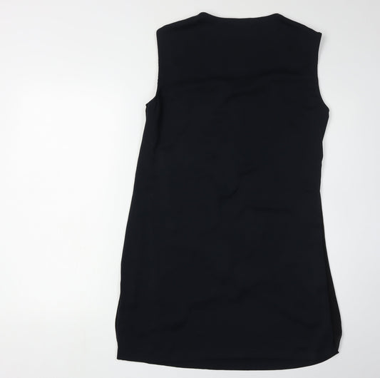 AllSaints Women's Black Asymmetric Dress UK 14
