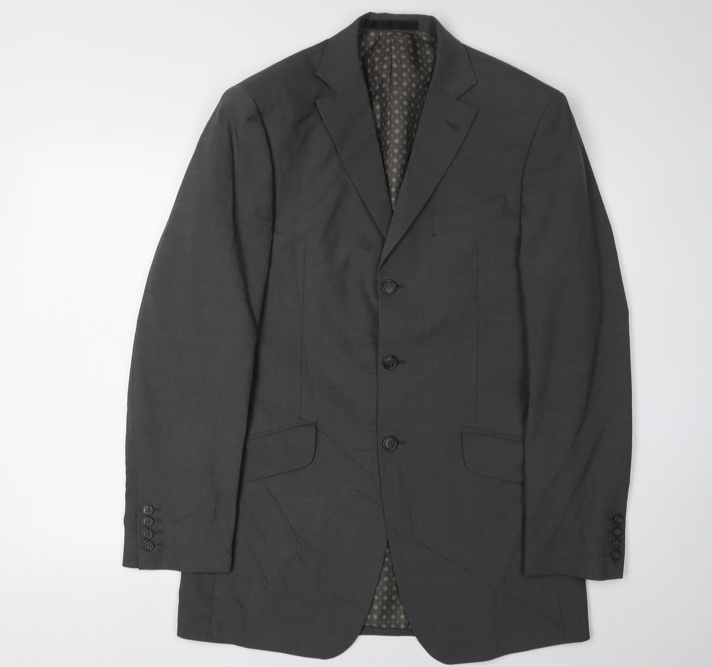Mens UK Size 38 Marks and Spencer Regular Grey Suit Jacket