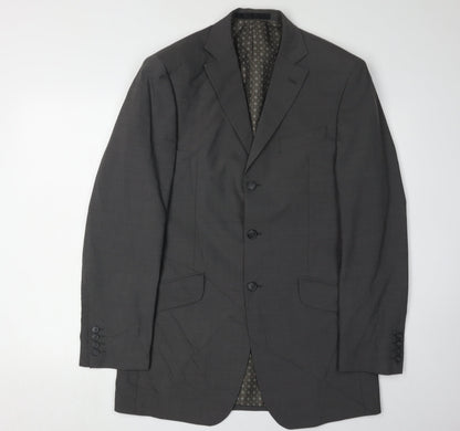 Mens UK Size 38 Marks and Spencer Regular Grey Suit Jacket
