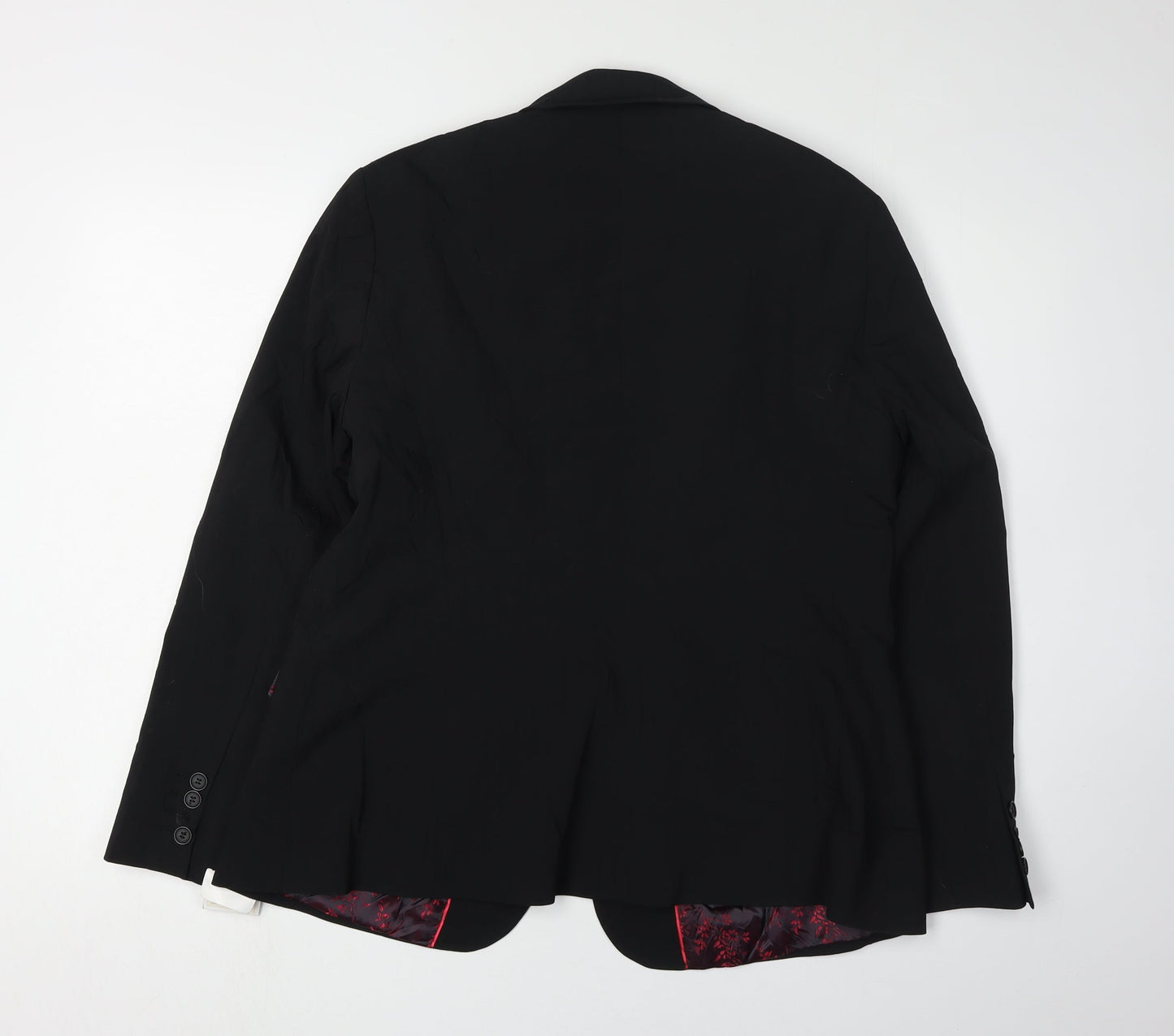 ClubClass Women's Black Suit Jacket, Size 16, Classic Fit
