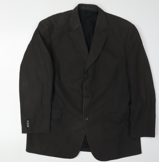 Mens UK Size 42 Scott & Taylor Regular Black Suit Jacket