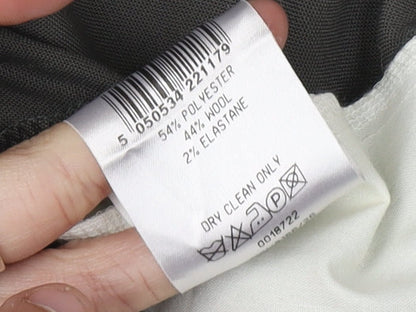 Pinstripe Men's Green Trousers, Size 34, Formal Wear