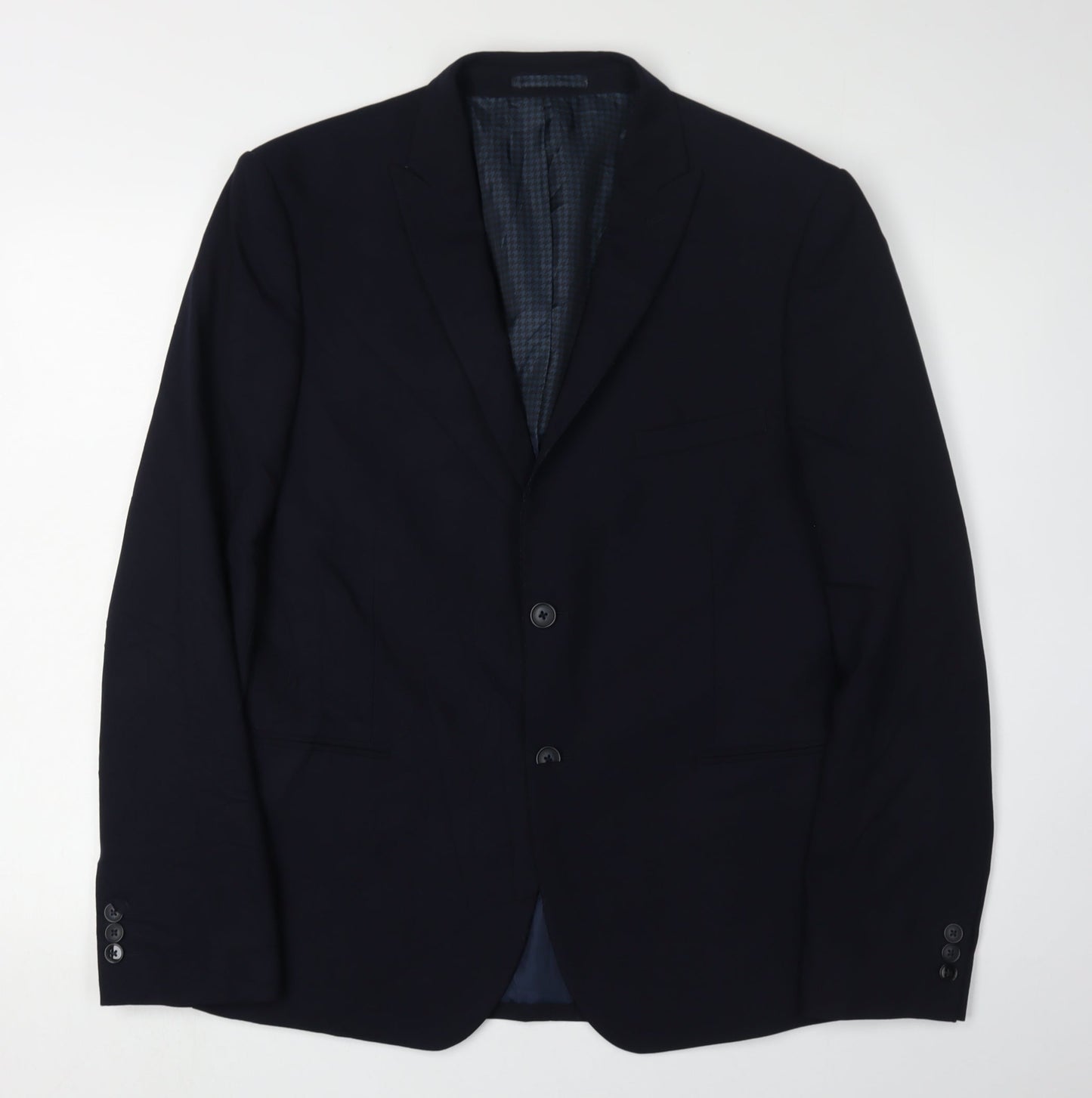 Mens UK Size 42 Marks and Spencer Regular Blue Suit Jacket