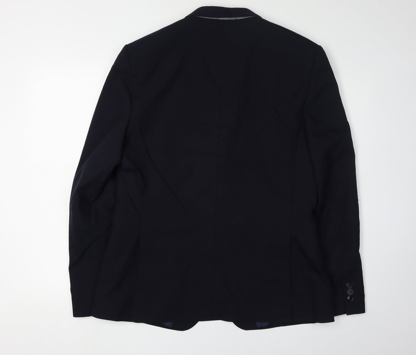 Mens UK Size 42 Marks and Spencer Regular Blue Suit Jacket