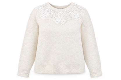 River Island Women's Beige Pullover Jumper Size 12