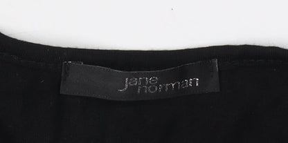 Jane Norman Women's Black Sequin Tank Top Size 16