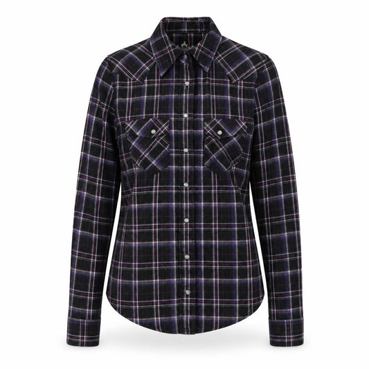 Wrangler Women's Multicoloured Plaid Button-Up Flannel Shirt XS
