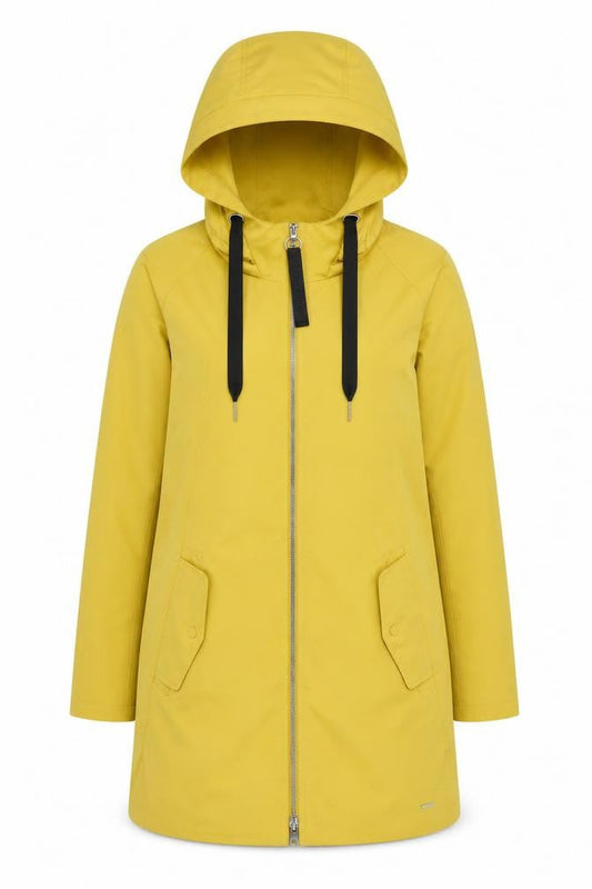 Womens UK Size 10 Rino & Pelle Yellow Basic Jacket