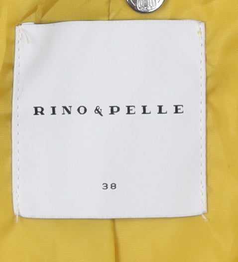 Womens UK Size 10 Rino & Pelle Yellow Basic Jacket