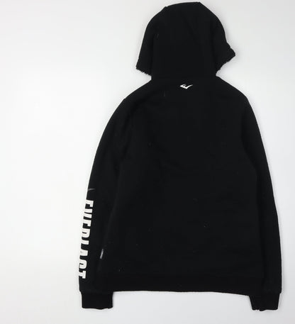 Everlast Women's Black Full Zip Hoodie, Size 14