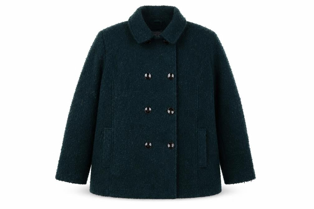 Womens UK Size 22 Principles Blue Pea Coat