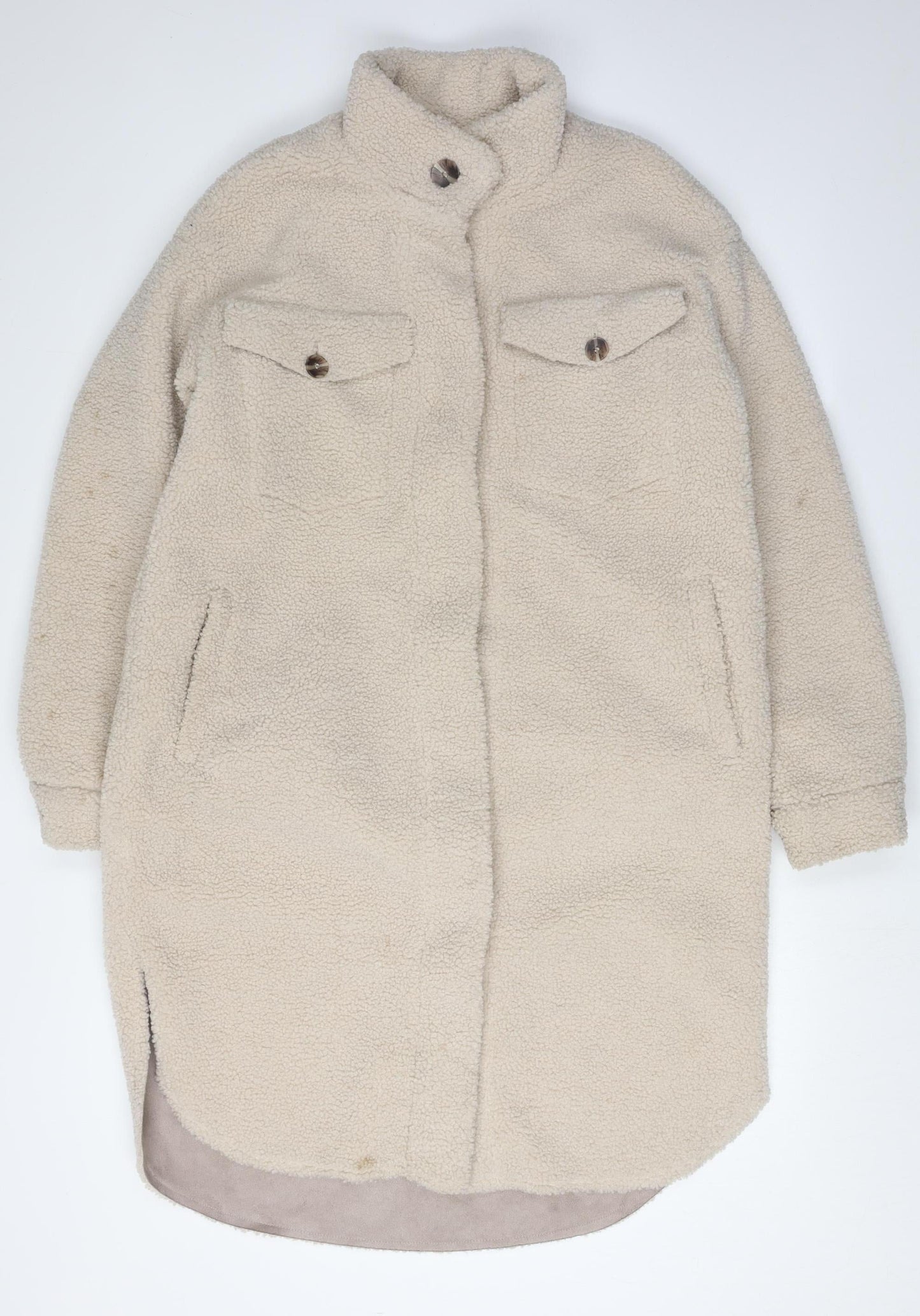Reserved Women's Beige Long Coat Size S