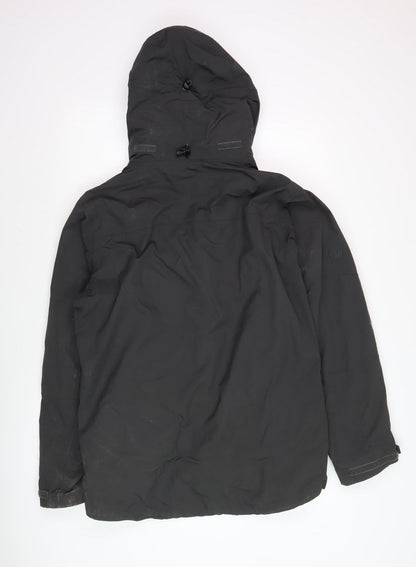 Mens UK Size M North Ridge Black Parka Coat