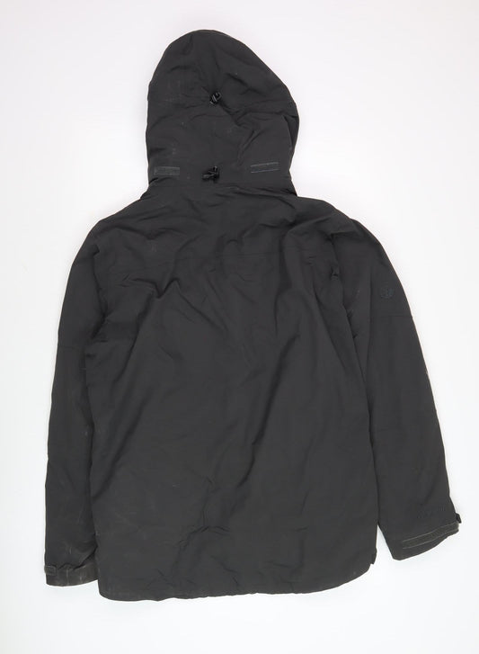 Mens UK Size M North Ridge Black Parka Coat