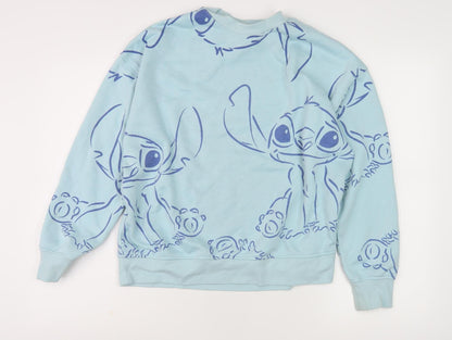 Womens UK Size 10 Disney Blue  Sweatshirt