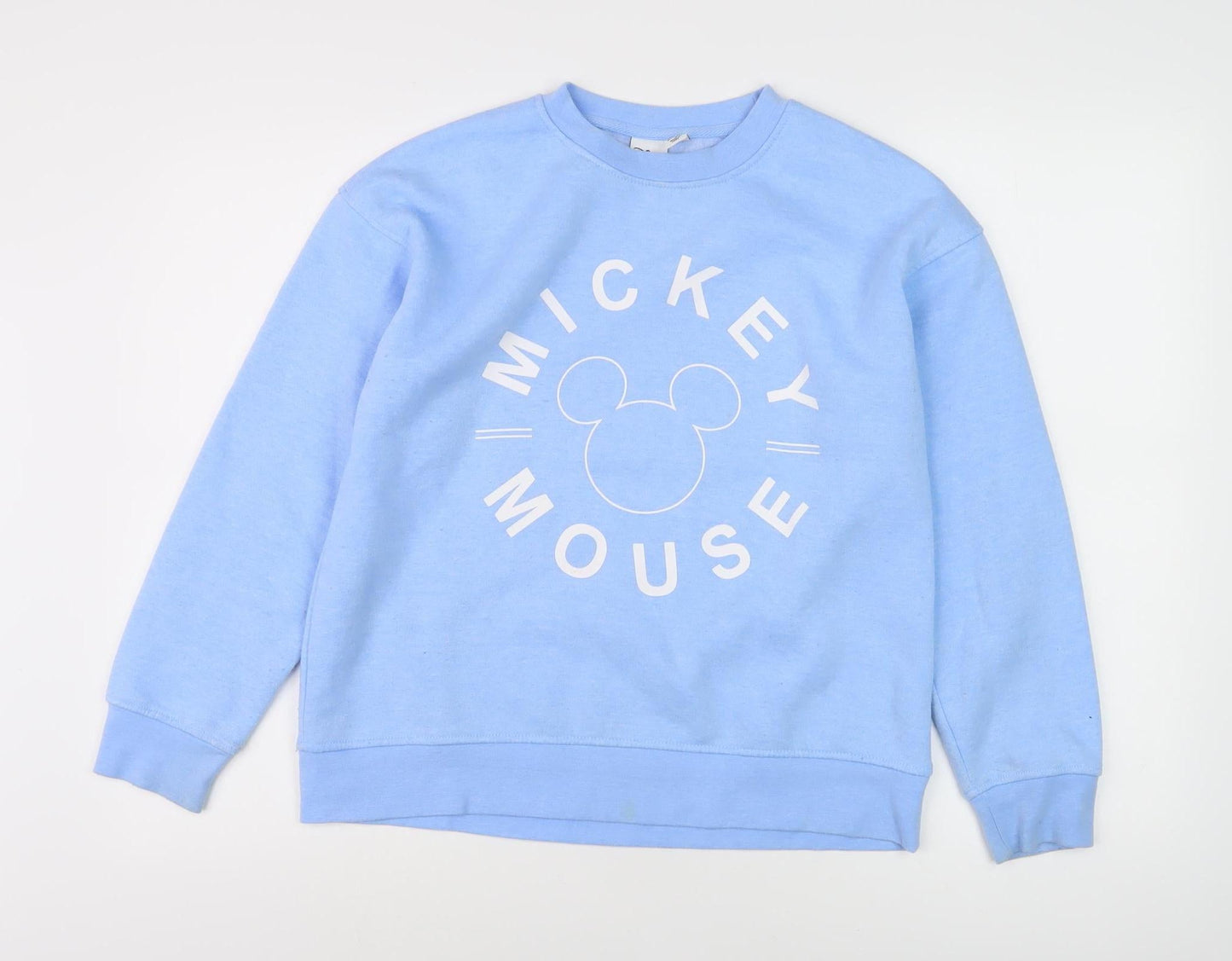 Womens UK Size XS Disney Blue Pullover Sweatshirt