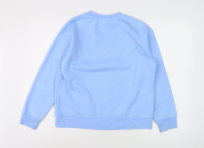 Womens UK Size XS Disney Blue Pullover Sweatshirt