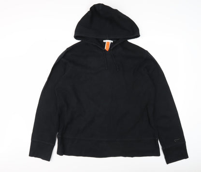Soft Grey Men's Black Pullover Hoodie - Size L