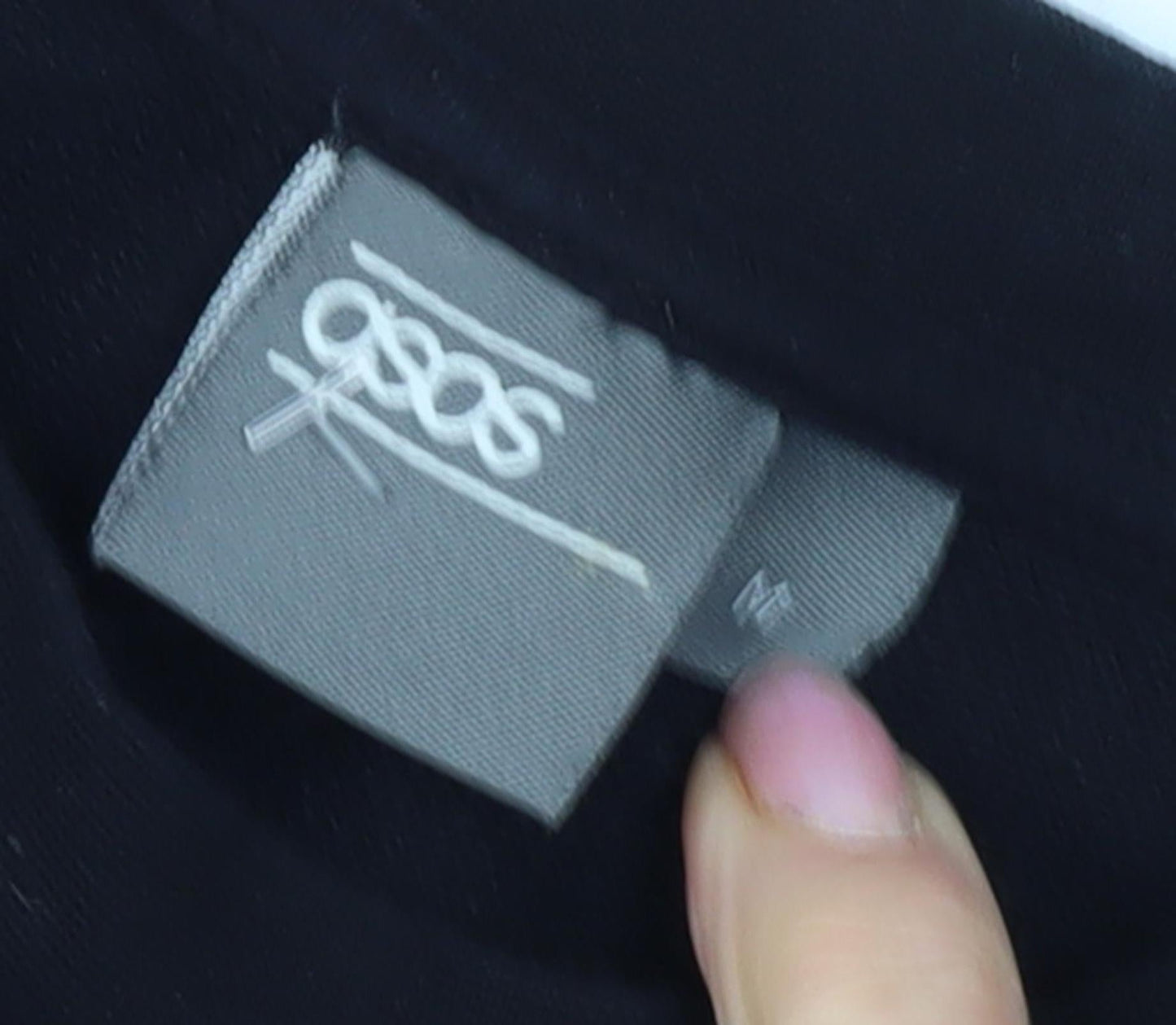 Mens UK Size M ASOS Black Pullover Sweatshirt