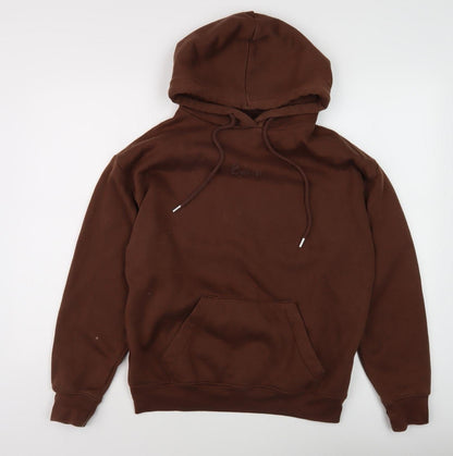 Mens UK Size S Bench Brown Pullover Hoodie