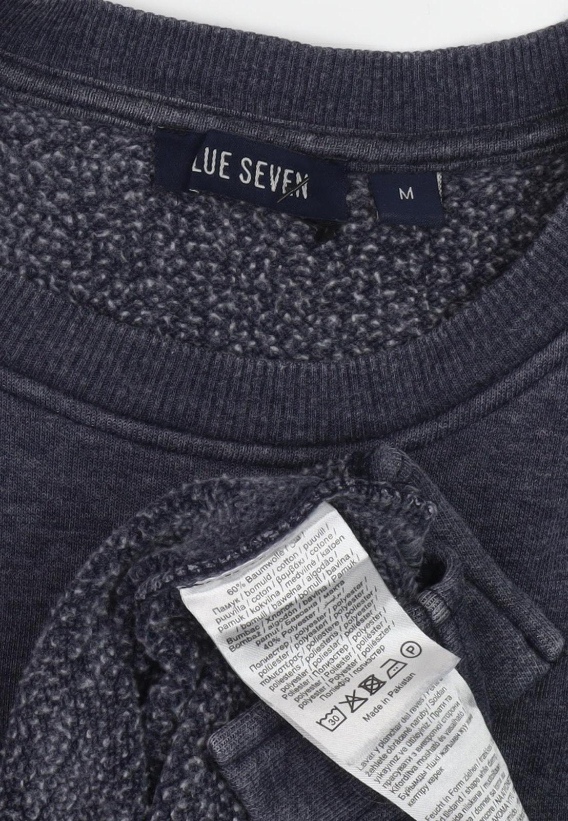 Blue Seven Men's Grey Sweatshirt M Pullover Crew