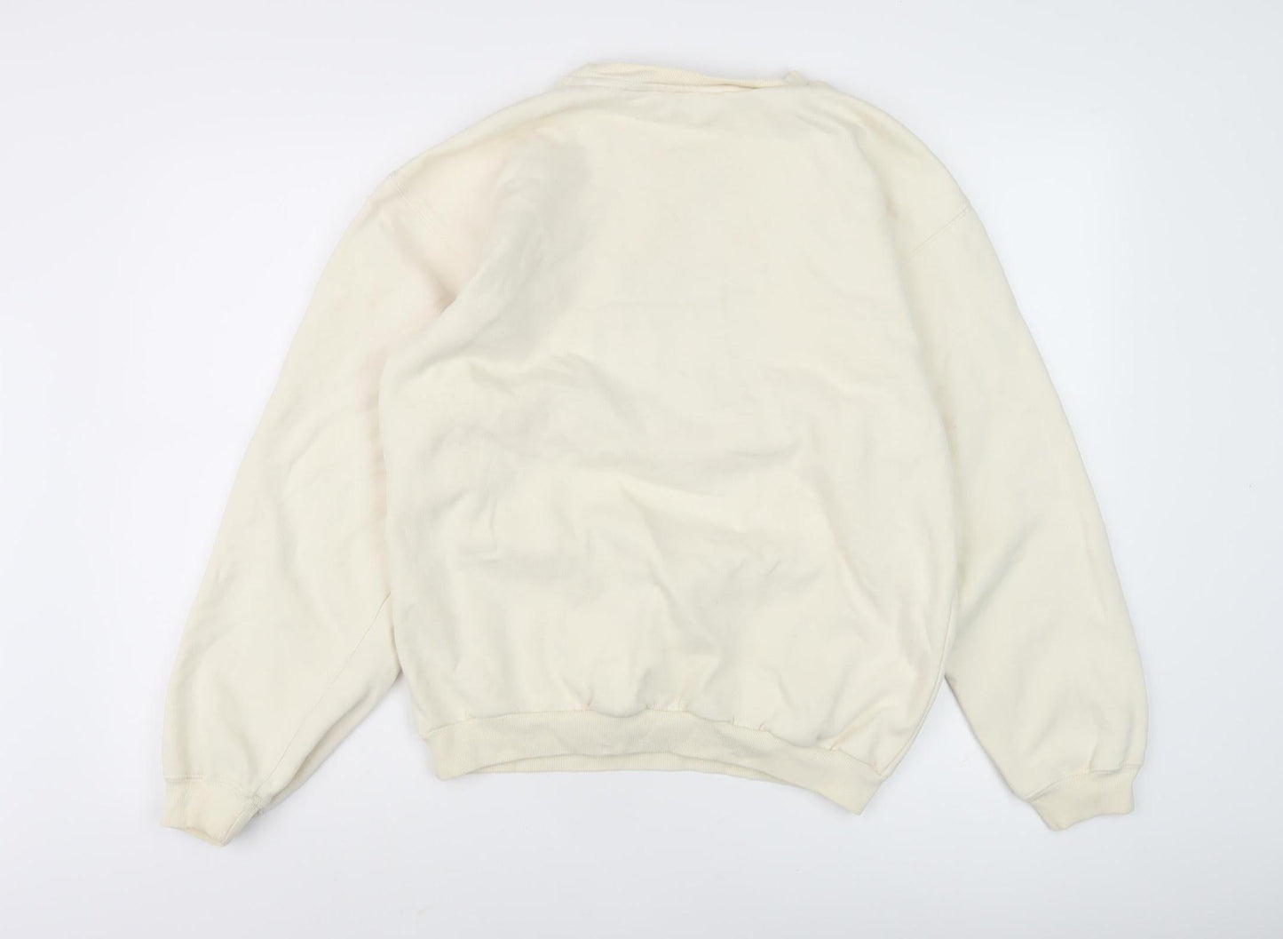 Mens UK Size S FILA Beige Pullover Sweatshirt