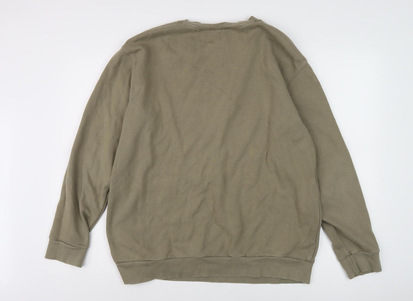 Zara Green Unisex Sweatshirt, L, Casual Pullover