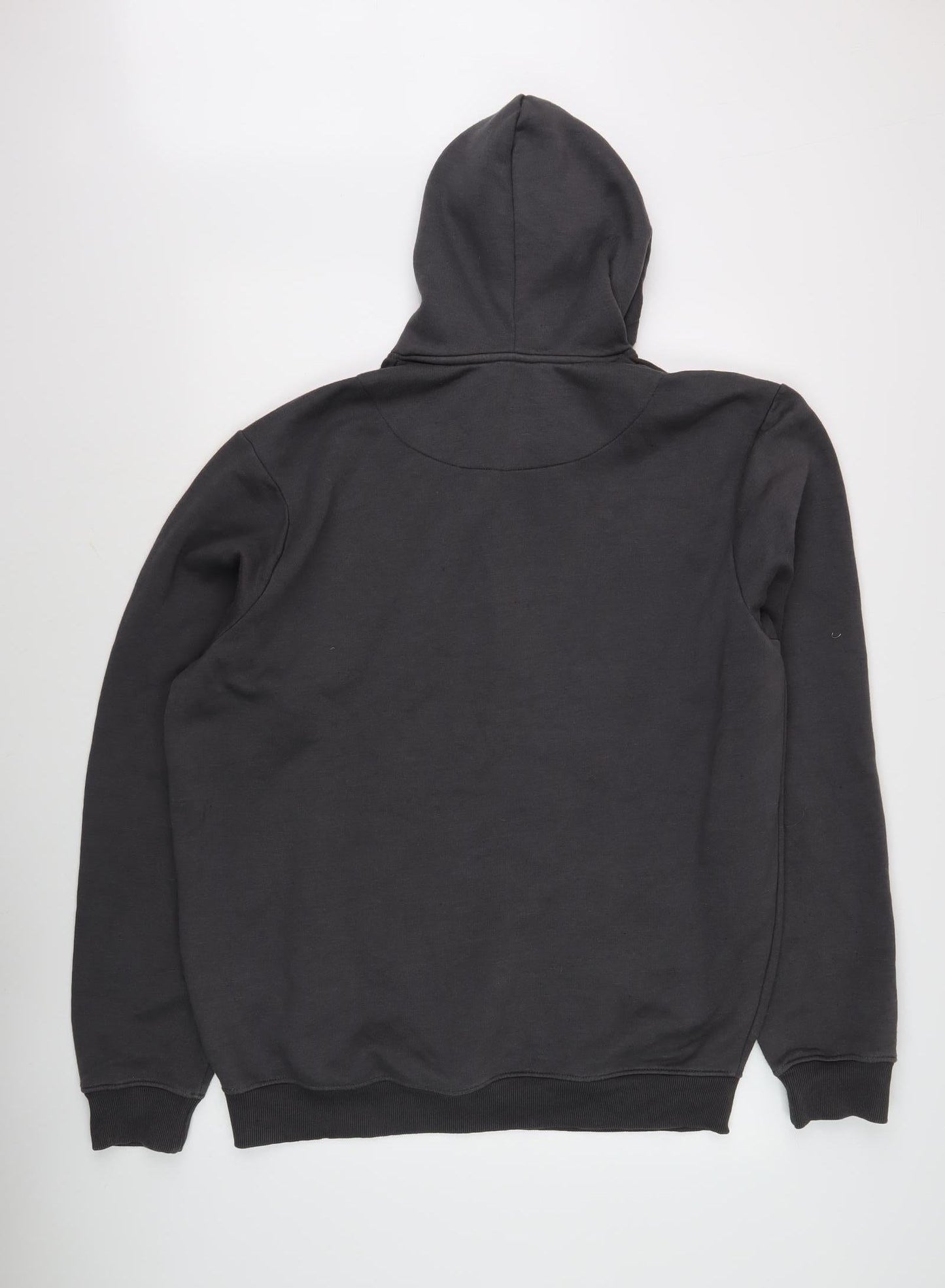 Mens UK Size L boohooMAN Black Pullover Hoodie
