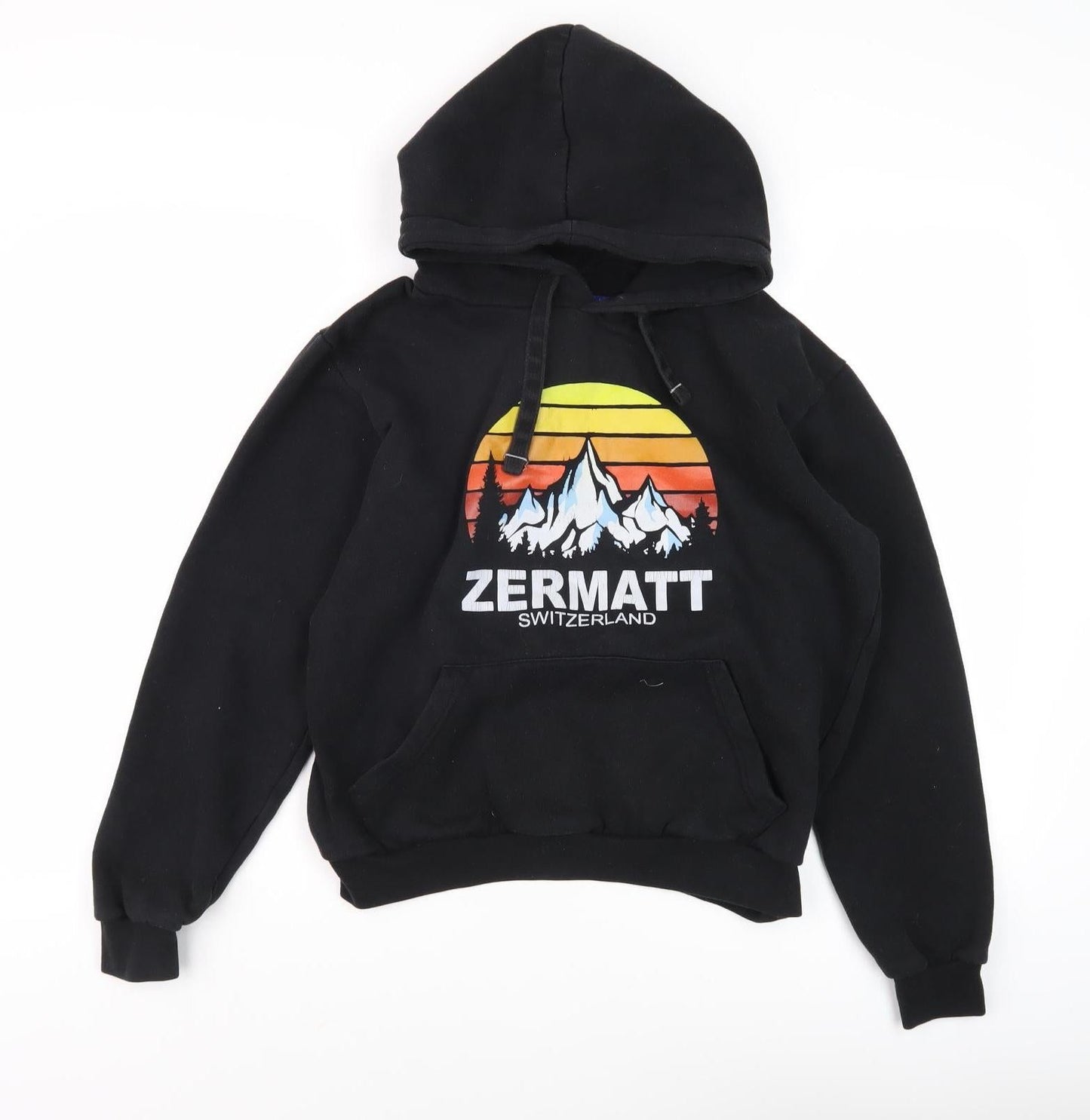 AVOMARKS Black Pullover Hoodie Unisex Adult S