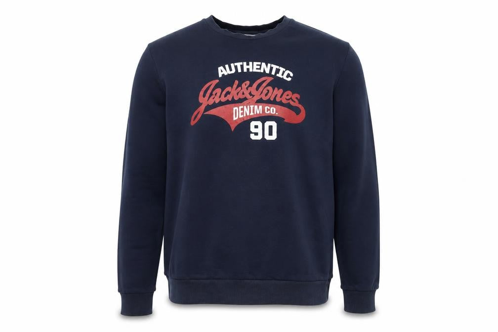 Mens UK Size XL JACK & JONES Blue Pullover Sweatshirt