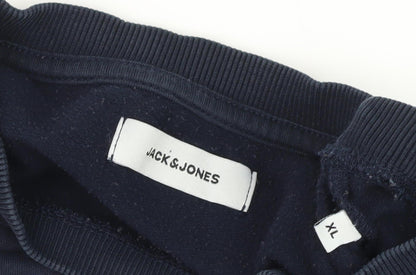 Mens UK Size XL JACK & JONES Blue Pullover Sweatshirt