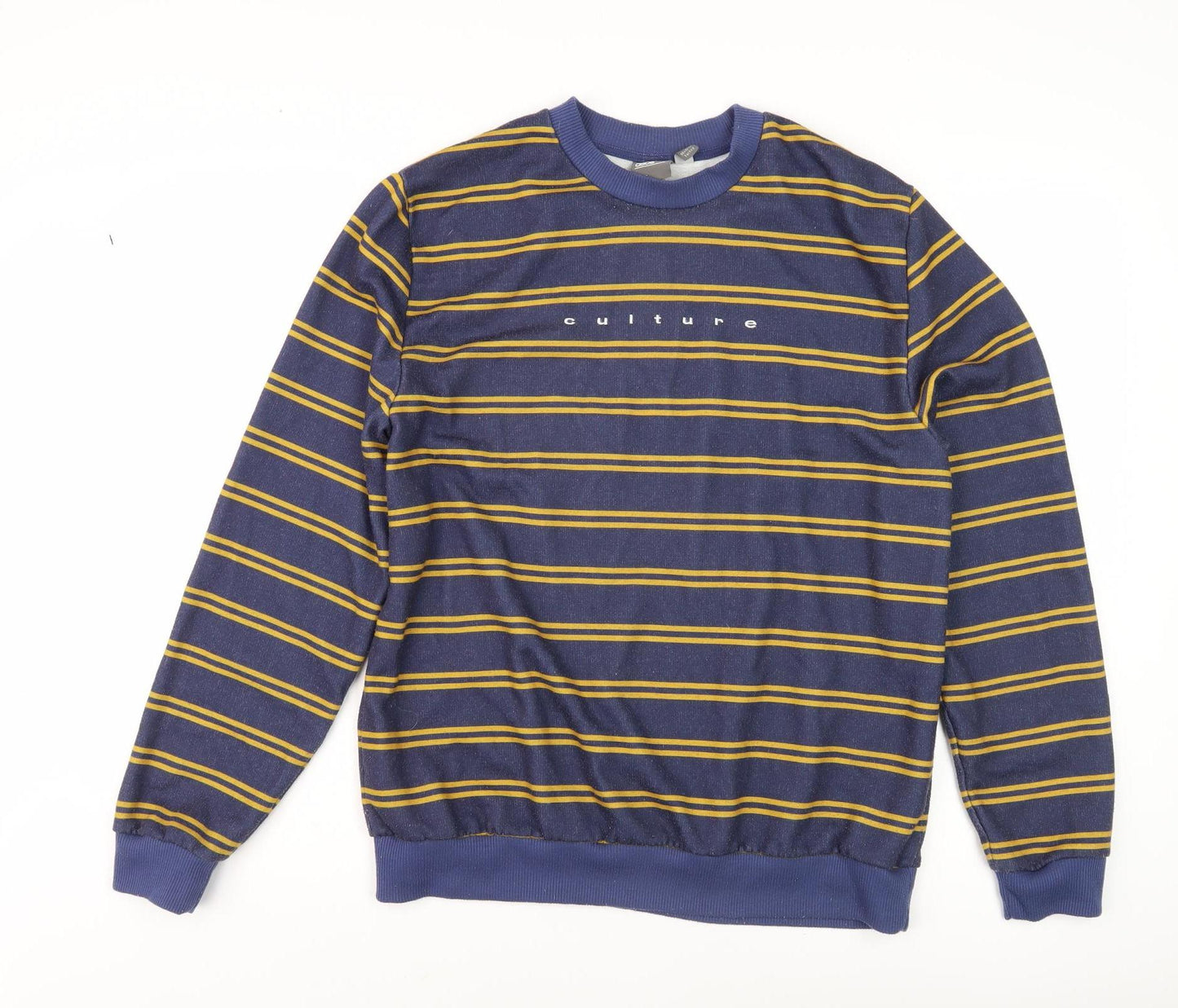 Mens UK Size M ASOS Blue Pullover Sweatshirt