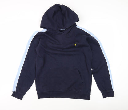 Lyle & Scott Boys Blue Pullover Hoodie 15-16 Years
