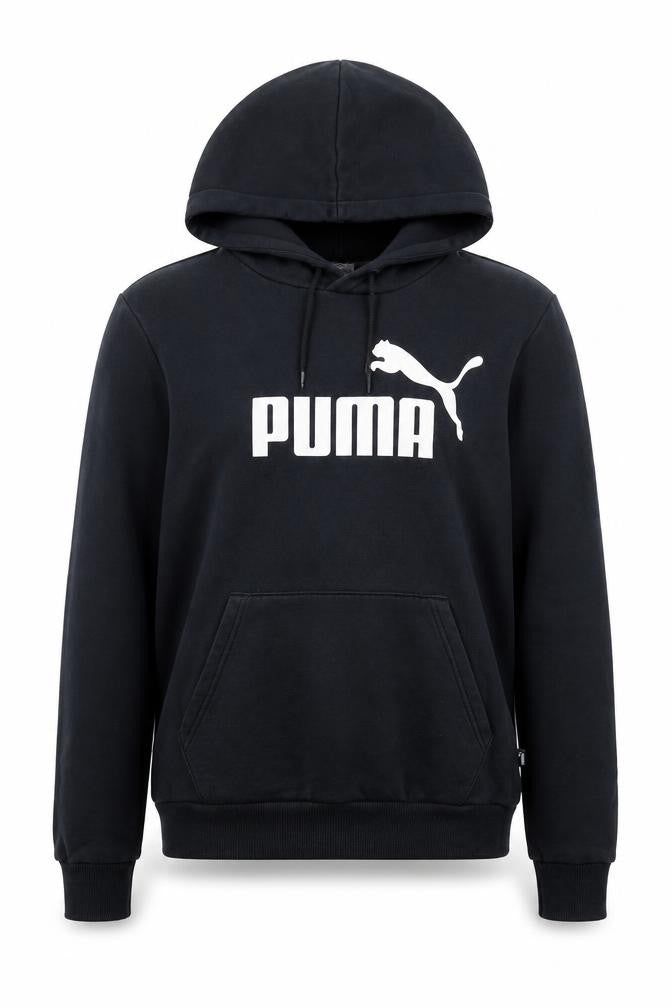 Unisex Adults UK Size S PUMA Black Pullover Hoodie