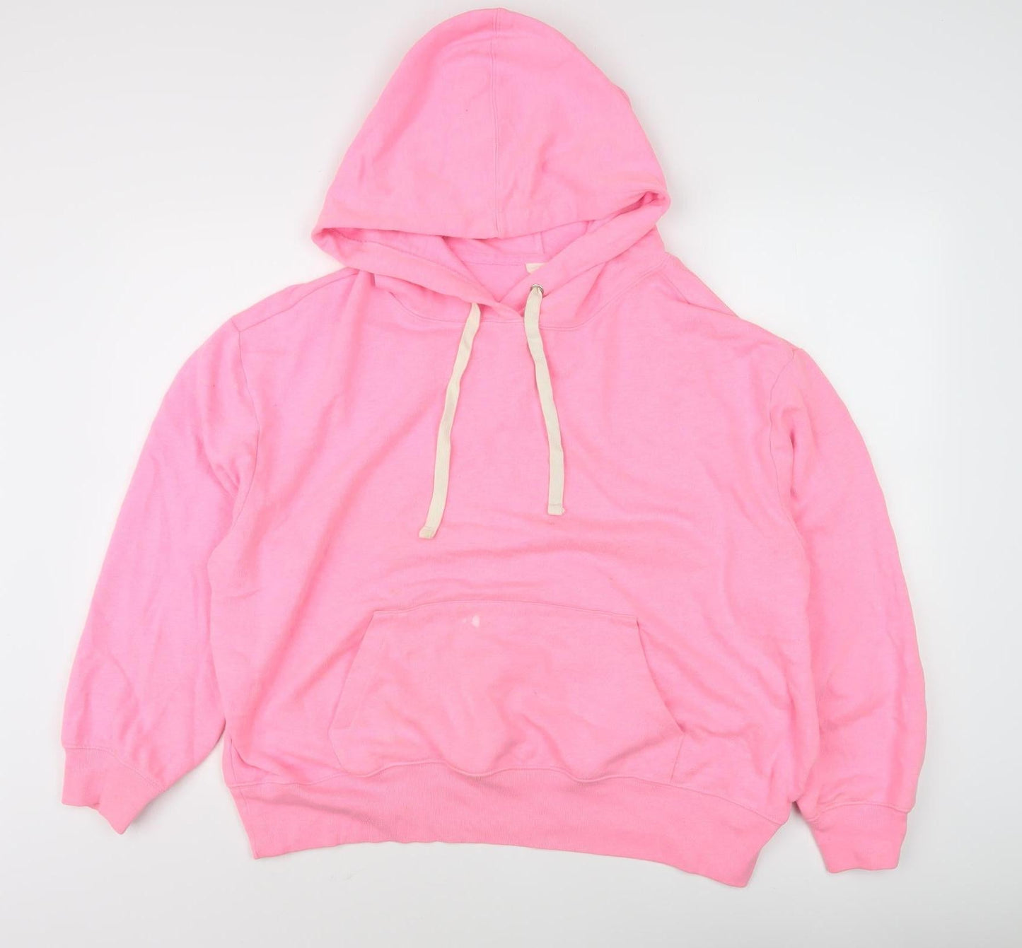 Gap Women's Pink XL Pullover Hoodie - Fleece, Relaxed Fit