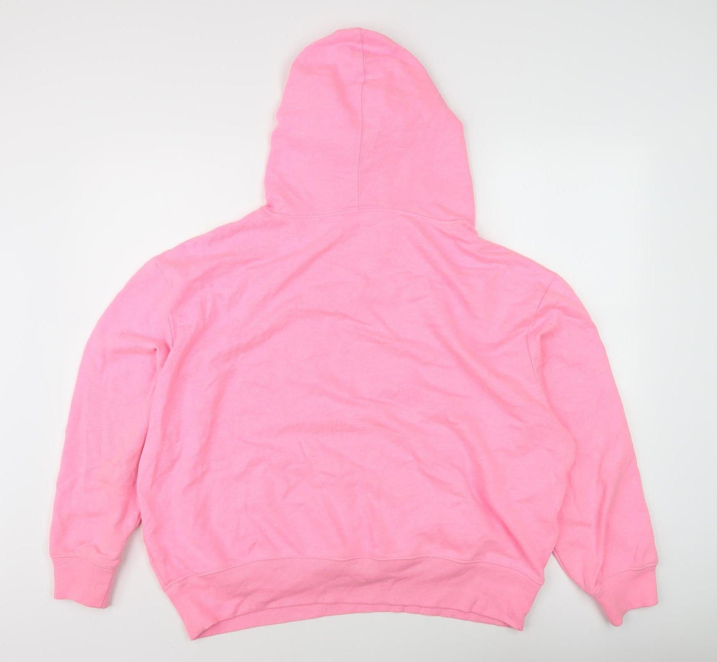 Gap Women's Pink XL Pullover Hoodie - Fleece, Relaxed Fit