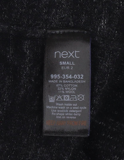 Next Men's Black Collared Jumper Size S