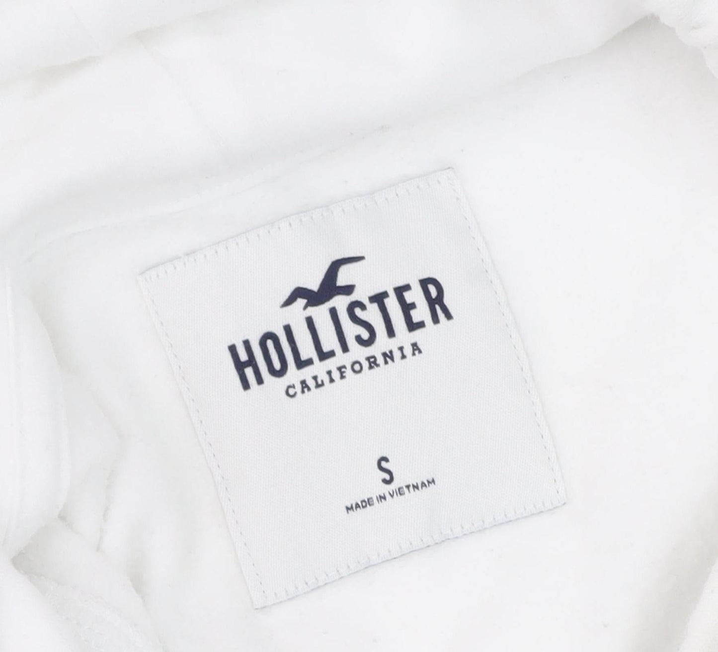 Hollister Women’s White Pullover Hoodie S