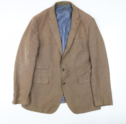 Mens UK Size 44 Marks and Spencer Regular Brown Suit Jacket