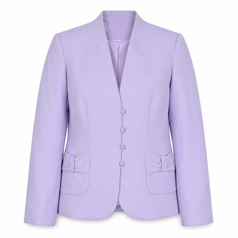 Womens UK Size 10 Eastex Purple Basic Jacket