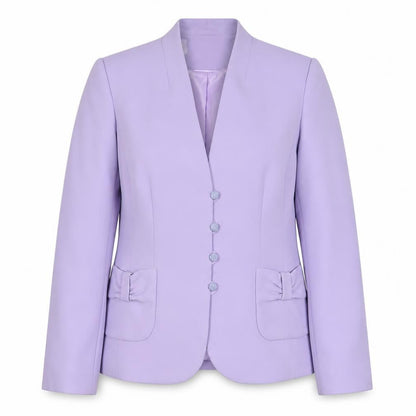 Womens UK Size 10 Eastex Purple Basic Jacket