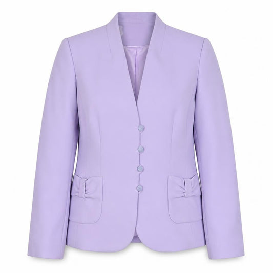 Womens UK Size 10 Eastex Purple Basic Jacket