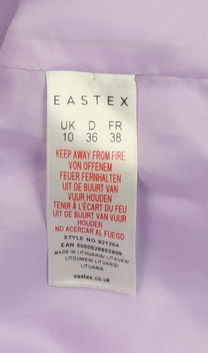 Womens UK Size 10 Eastex Purple Basic Jacket