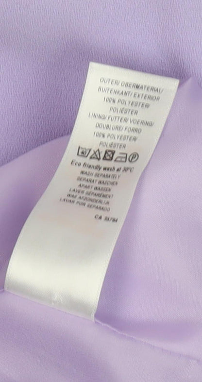 Womens UK Size 10 Eastex Purple Basic Jacket