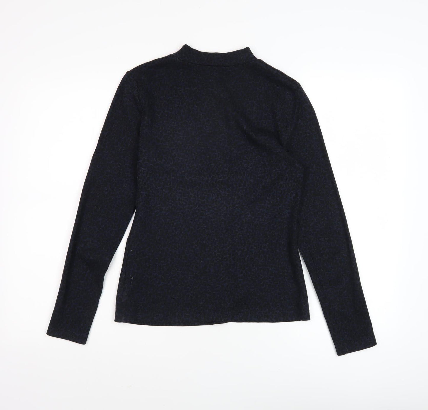 Womens UK Size 6 Whistles Black Basic T-Shirt