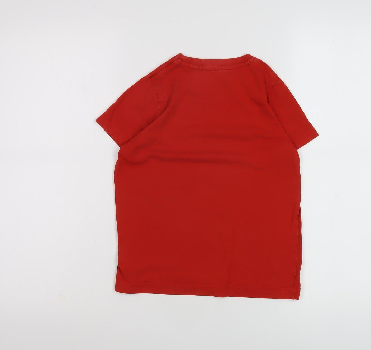Hot Tuna Boys Red Logo T-Shirt 7-8 Years Casual Short Sleeve